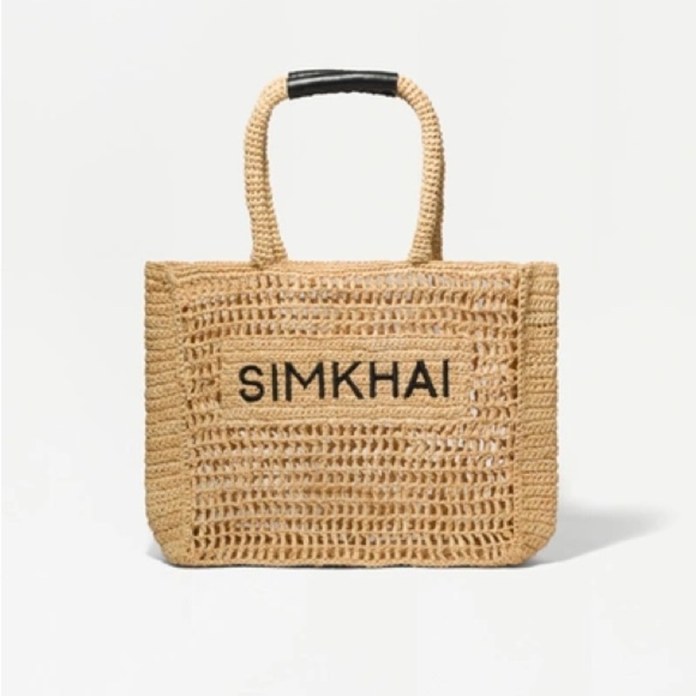 Jonathan Simkhai raffia tote